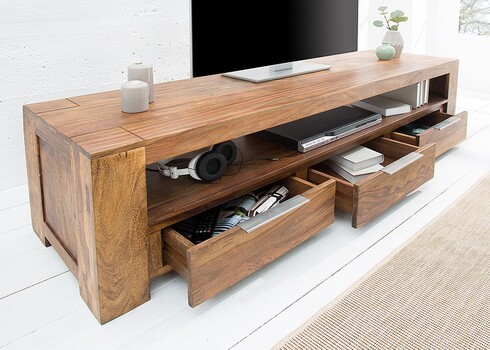 Tv-alus MAKASSAR sheesham, 170x47xH45 cm