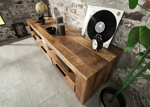 Tv-alus IRON CRAFT mango, 170x45xH45 cm