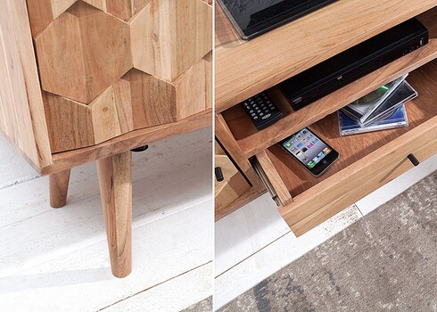 Tv-alus MYSTIC LIVING akaatsia, 140x35xH45 cm