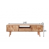 Tv-alus MYSTIC LIVING akaatsia, 140x35xH45 cm