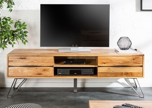 Tv-alus LIVING EDGE metsik tamm, 160x45xH50 cm