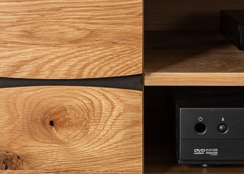 Tv-alus LIVING EDGE metsik tamm, 160x45xH50 cm