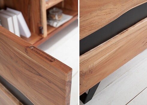 Tv-alus AMAZONAS akaatsia, 160x43xH65 cm