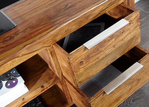 Tv-alus LAGOS sheesham, 135x45xH50 cm