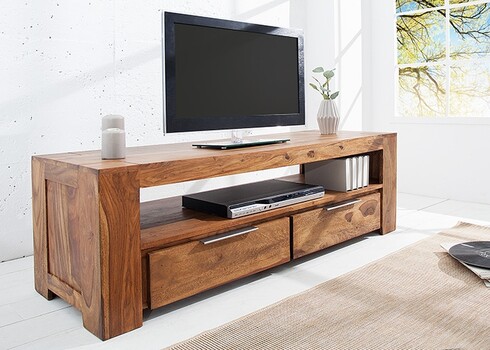 Tv-alus MAKASSAR sheesham, 135x45xH45 cm