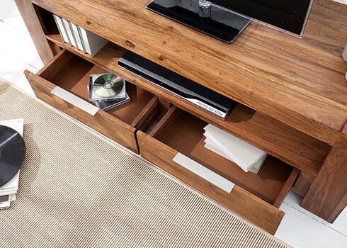 Tv-alus MAKASSAR sheesham, 135x45xH45 cm