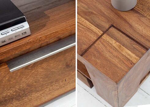 Tv-alus MAKASSAR sheesham, 135x45xH45 cm