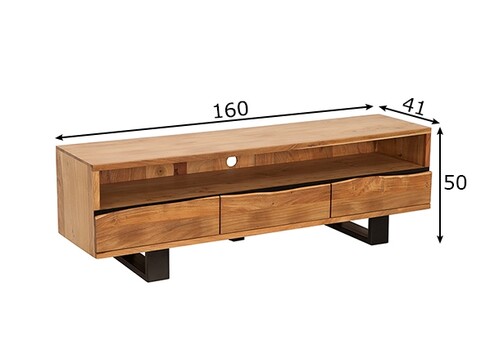 Tv-alus MAMMUT akaatsia, 160x41xH50 cm