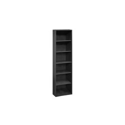 Riiul MISTER OFFICE grafiithall, 81x36xH215 cm