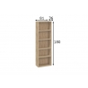 Riiul MISTER OFFICE tamm, 81x36xH180 cm
