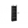 Riiul MISTER OFFICE grafiithall, 81x36xH180 cm
