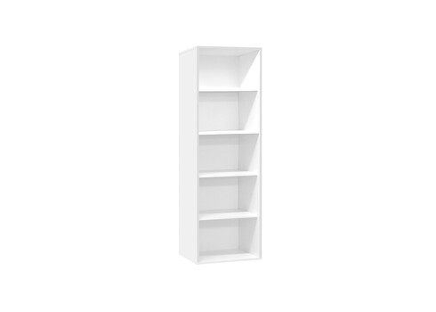 Riiul MISTER OFFICE mattvalge, 81x36xH180 cm