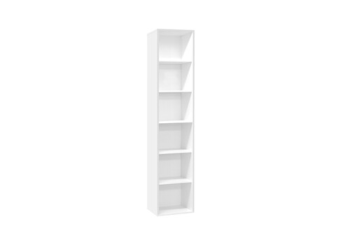 Riiul MISTER OFFICE mattvalge, 41x36xH215 cm