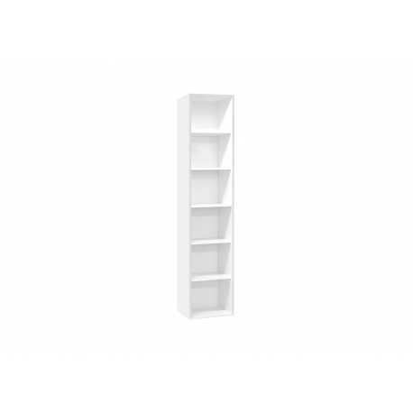 Riiul MISTER OFFICE mattvalge, 41x36xH215 cm