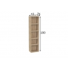 Riiul MISTER OFFICE tamm, 41x36xH180 cm