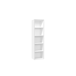 Riiul MISTER OFFICE mattvalge, 41x36xH180 cm