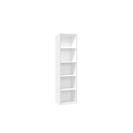 Riiul MISTER OFFICE mattvalge, 41x36xH180 cm