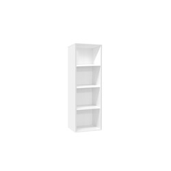 Riiul MISTER OFFICE mattvalge, 41x36xH145 cm