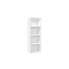 Riiul MISTER OFFICE mattvalge, 41x36xH145 cm