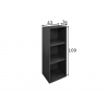 Riiul MISTER OFFICE grafiithall, 41x36xH109 cm