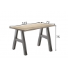 Kirjutuslaud MISTER OFFICE A tamm, 120x70xH75 cm