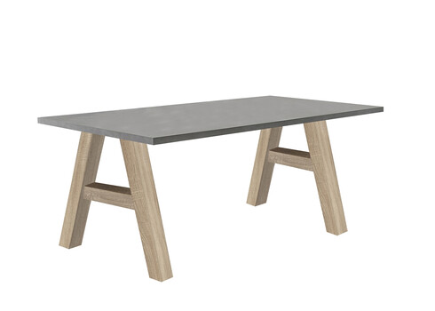 Kirjutuslaud MISTER OFFICE A grafiithall, 160x70xH75 cm