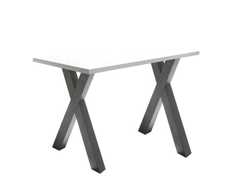 Kirjutuslaud MISTER OFFICE X mattvalge, 120x70xH75 cm