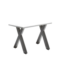 Kirjutuslaud MISTER OFFICE X mattvalge, 120x70xH75 cm