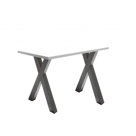 Kirjutuslaud MISTER OFFICE X mattvalge, 120x70xH75 cm