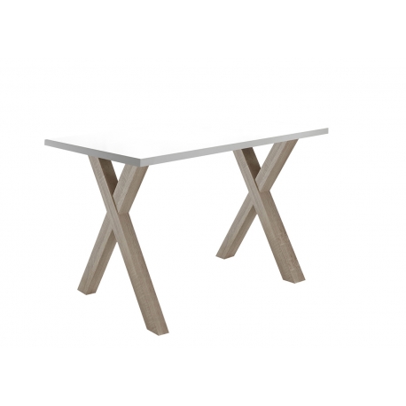 Kirjutuslaud MISTER OFFICE X mattvalge, 120x70xH75 cm