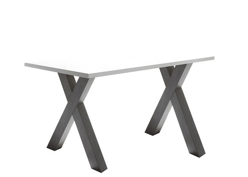 Kirjutuslaud MISTER OFFICE X mattvalge, 140x70xH75 cm