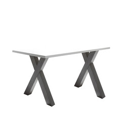 Kirjutuslaud MISTER OFFICE X mattvalge, 140x70xH75 cm