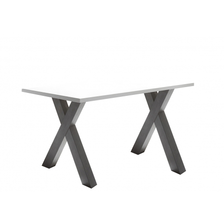 Kirjutuslaud MISTER OFFICE X mattvalge, 140x70xH75 cm