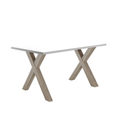 Kirjutuslaud MISTER OFFICE X mattvalge, 140x70xH75 cm