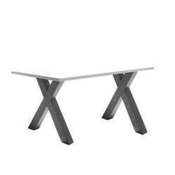 Kirjutuslaud MISTER OFFICE X mattvalge, 160x70xH75 cm