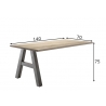 Kinnitatav kirjutuslaud MISTER OFFICE A tamm, 140x70xH75 cm