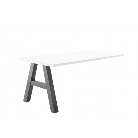 Kinnitatav kirjutuslaud MISTER OFFICE A mattvalge, 140x70xH75 cm