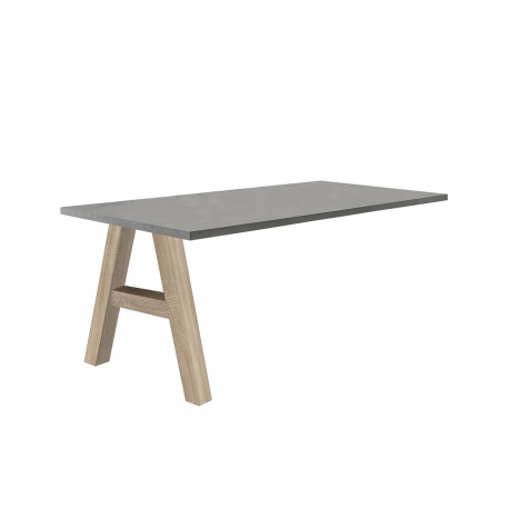 Kinnitatav kirjutuslaud MISTER OFFICE A grafiithall, 160x70xH75 cm