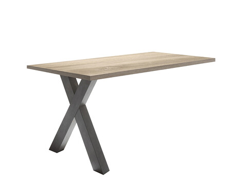 Kinnitatav kirjutuslaud MISTER OFFICE X tamm, 120x70xH75 cm