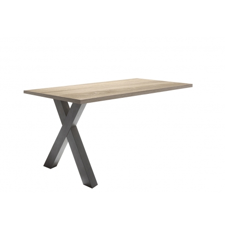 Kinnitatav kirjutuslaud MISTER OFFICE X tamm, 120x70xH75 cm