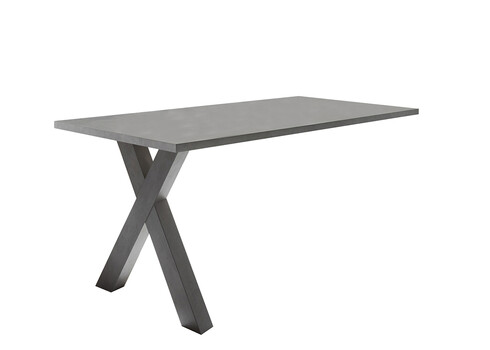 Kinnitatav kirjutuslaud MISTER OFFICE X grafiithall, 120x70xH75 cm