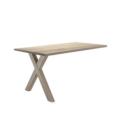 Kinnitatav kirjutuslaud MISTER OFFICE X tamm, 140x70xH75 cm