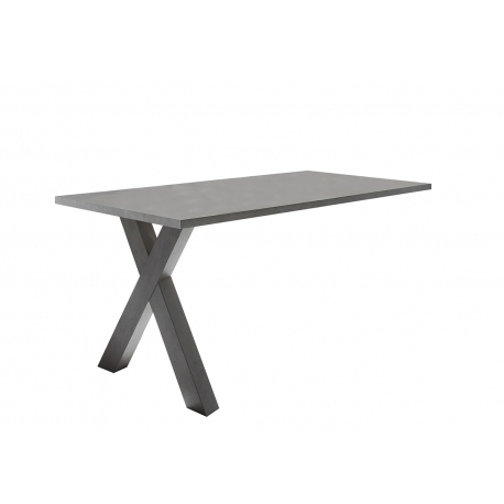 Kinnitatav kirjutuslaud MISTER OFFICE X grafiithall, 160x70xH75 cm