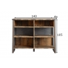 Baarilaud PRIME pruun, 140x48xH105 cm