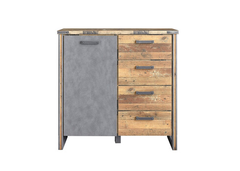 Kummut PRIME pruun, 119x42xH110 cm