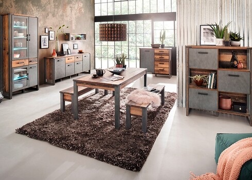 Kummut PRIME pruun, 119x42xH110 cm