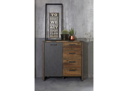 Kummut PRIME pruun, 119x42xH110 cm