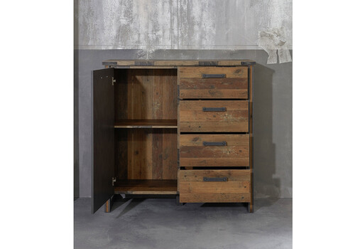Kummut PRIME pruun, 119x42xH110 cm