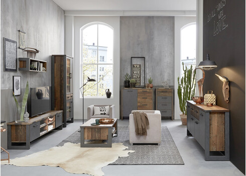 Kummut PRIME pruun, 119x42xH110 cm