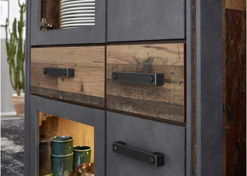 Raamaturiiul PRIME pruun, 89x42xH212 cm